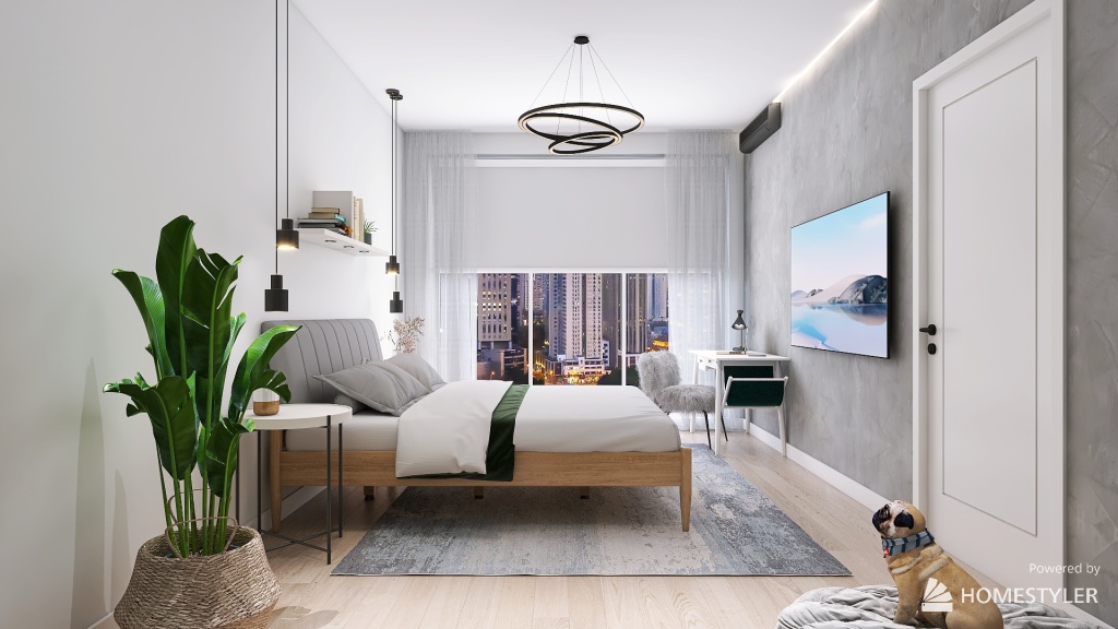 DISKILL спальня 3d design renderings