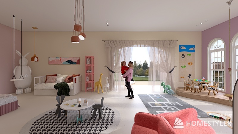 #Children'sDayContest-SweetRoom 3d design renderings