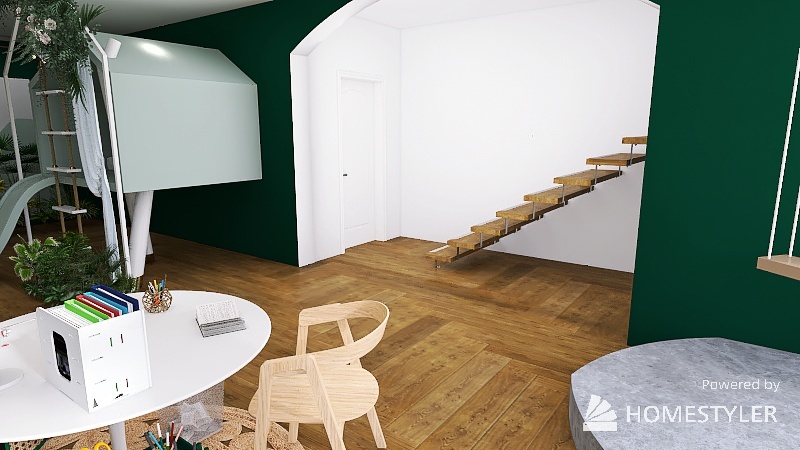 #Children'sDayContest-Jungle Room 3d design renderings