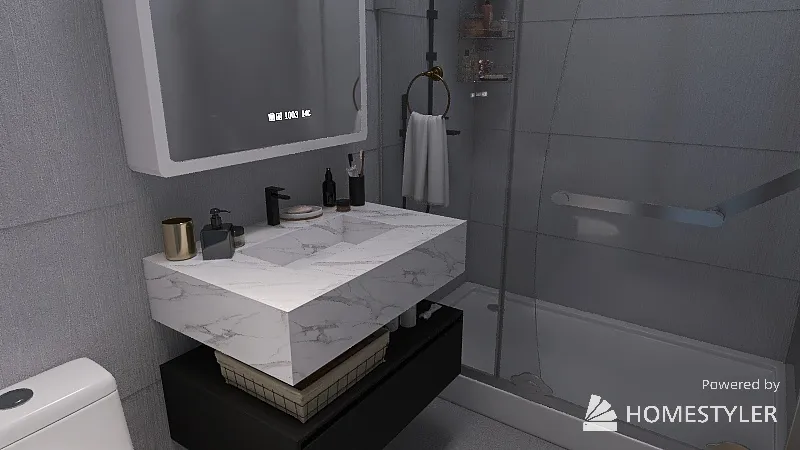 Bathroom 3d design renderings