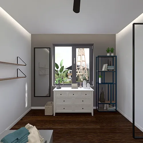 SecondBedroom 3d design renderings