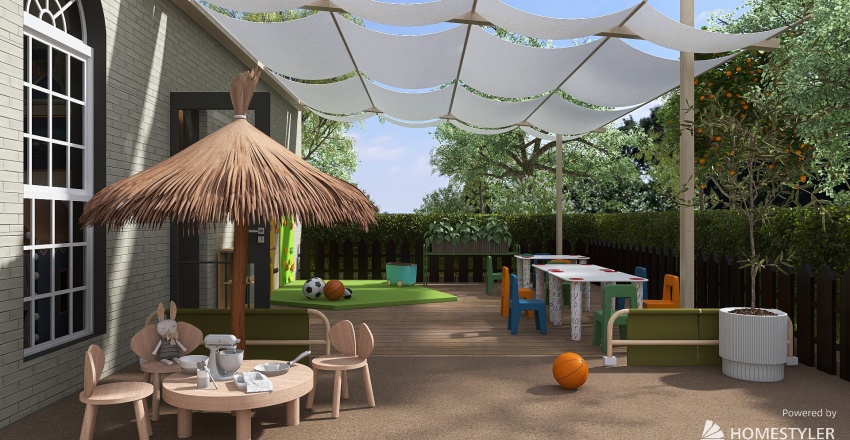 #Children'sDayContest - Kindergarten 3d design renderings