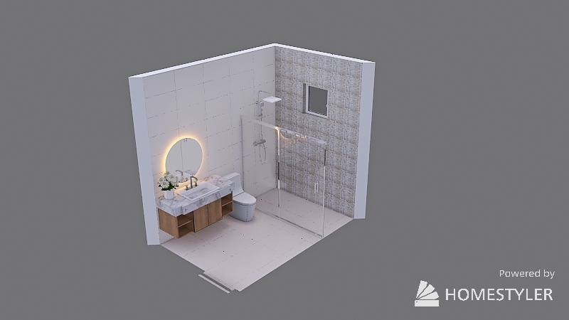 Baheiro - Maria Eunice 3d design renderings