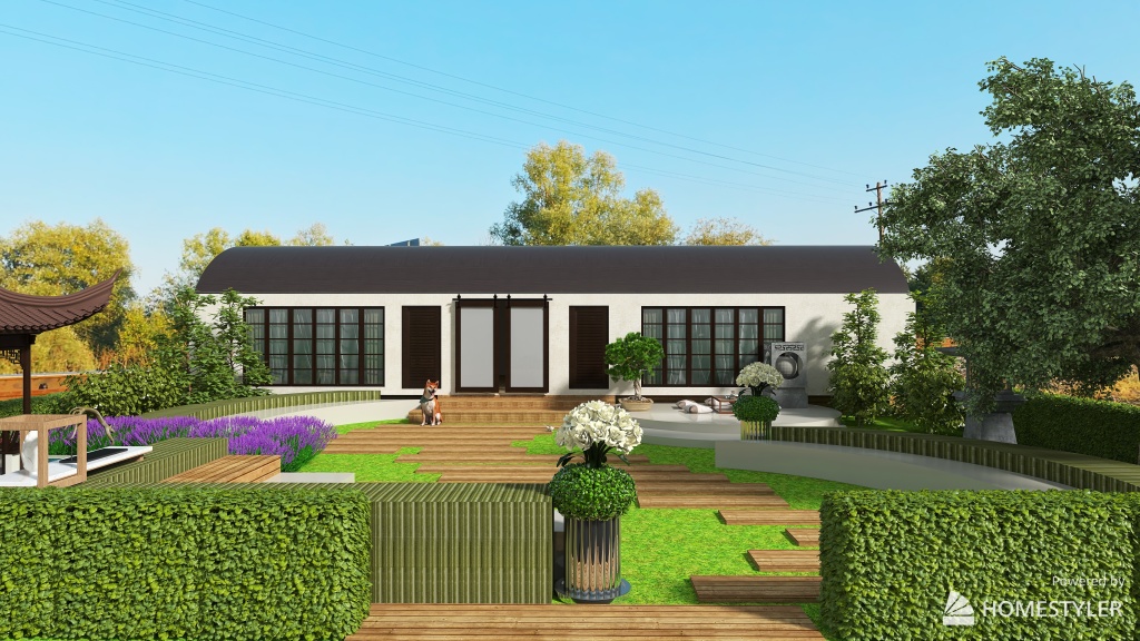 Wabi Sabi - House 3d design renderings