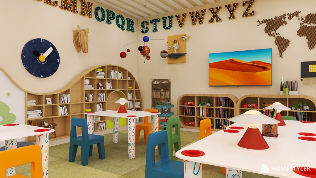 #Children'sDayContest - Kindergarten 3d design renderings