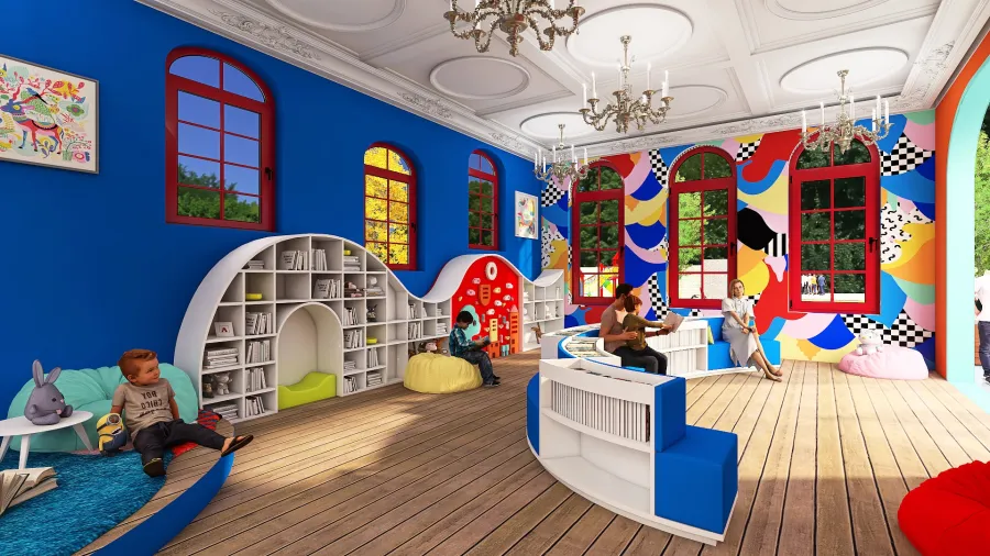 #Children'sDayContest-UN CASTILLO MÁGICO 3d design renderings