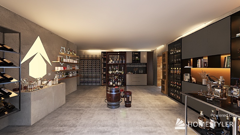 Cortile 3d design renderings