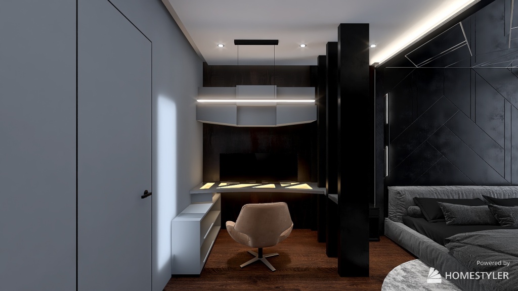 2bedroom 3d design renderings