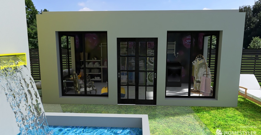Mini 6 room Villa 3d design renderings