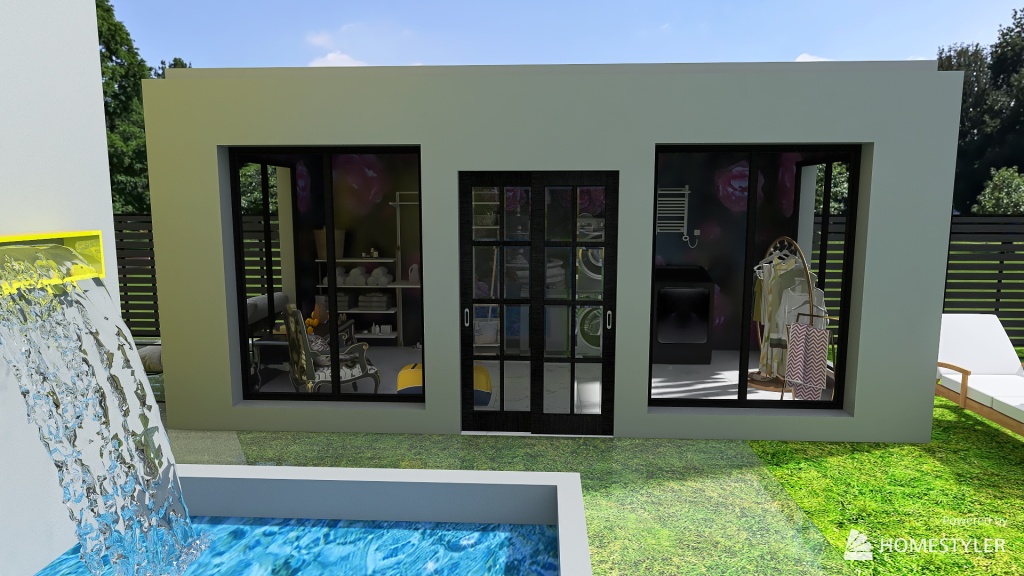 Mini 6 room Villa 3d design renderings