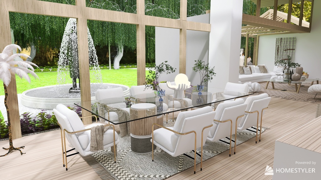 Modern Dreamwood Rock House 3d design renderings