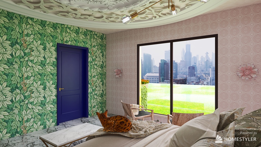 Bedroom1 3d design renderings