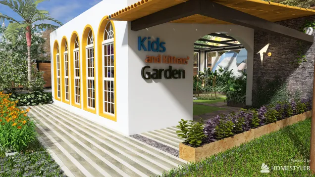#Children'sDayContest Kids and Kittens' Garden