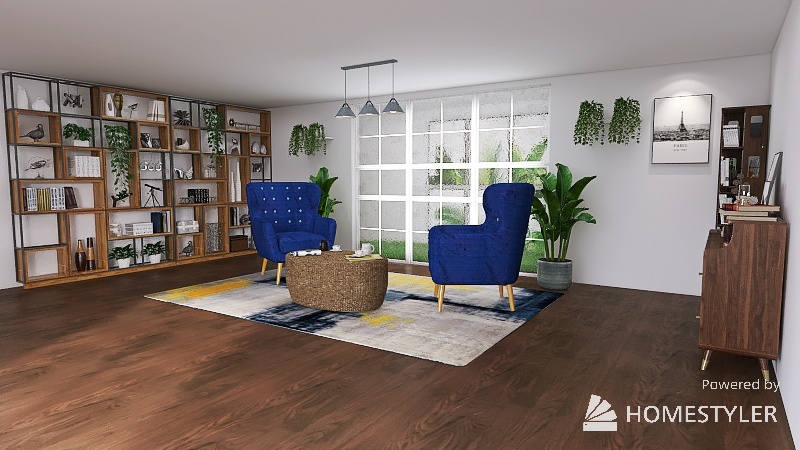 Interview Studio Room 3d design renderings