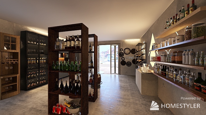 Cantina 3d design renderings