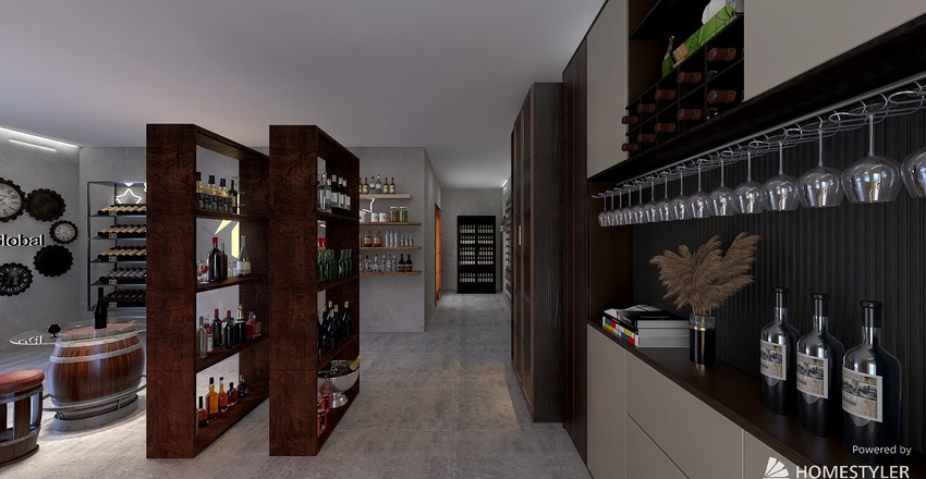 Cantina 3d design renderings