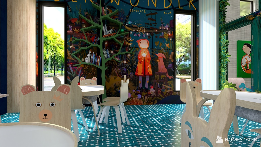 Art room 3d design renderings