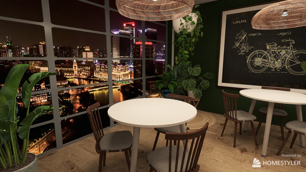 Hope coffe 3d design renderings