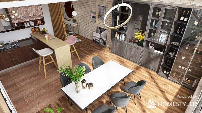 A loft with a view 3d design renderings