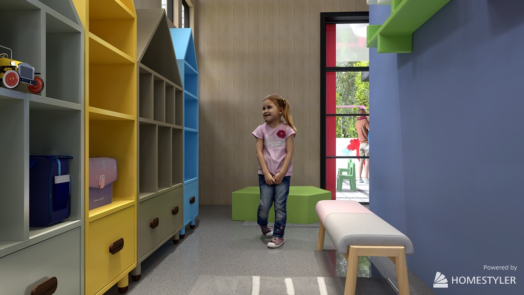 Equipment Room 3d design renderings