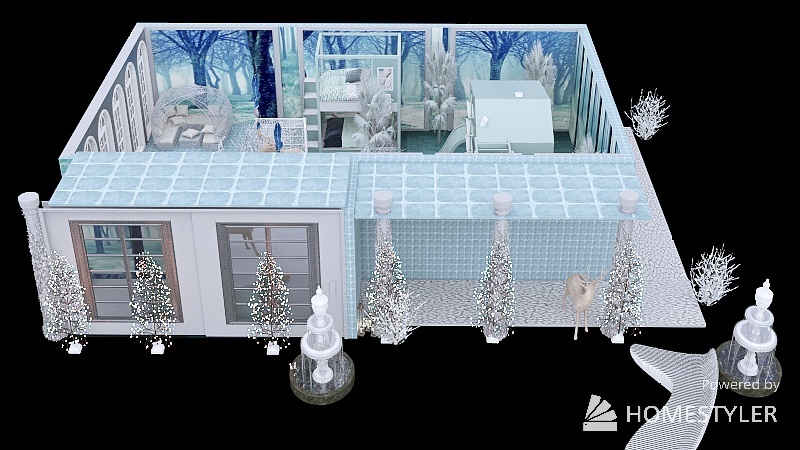 #Children'sDayContest_The Enchanted Winter Forest 3d design picture 85.23