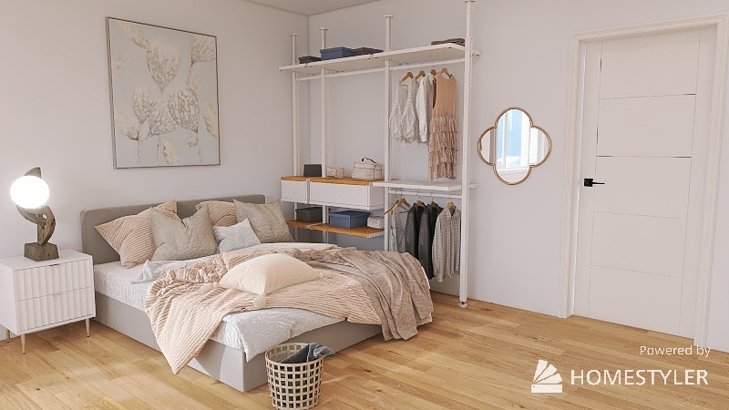 Artistic Bedroom 3d design renderings