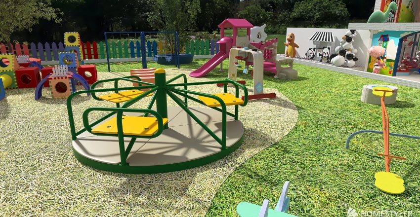 Children'sDayContest_KIDS FUN ZONE 3d design renderings