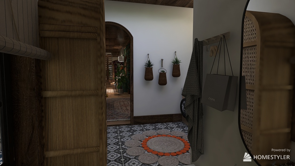 Laundry Room/ Mudroom 3d design renderings