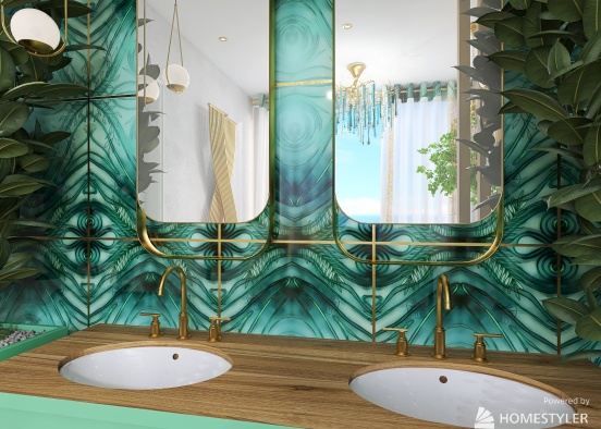 GREEK BATHROOM Design Rendering