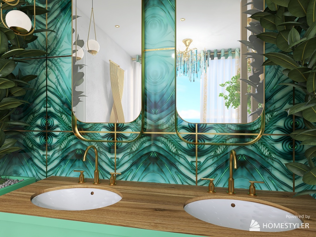 GREEK BATHROOM 3d design renderings