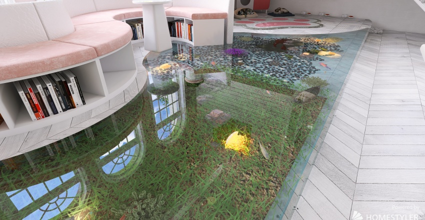 SARA'S BEDROOM 3d design renderings