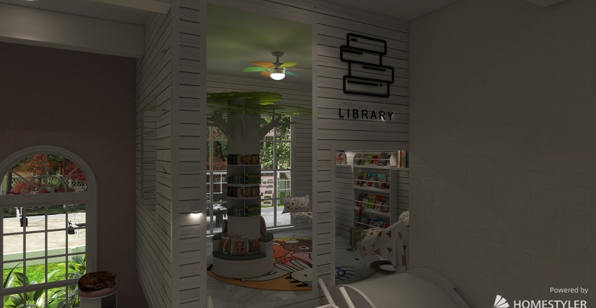 SARA'S BEDROOM 3d design renderings