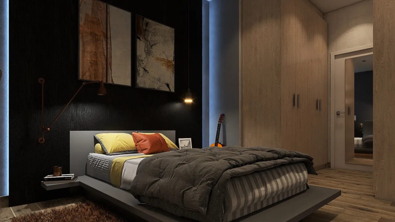 Bedroom 3d design renderings