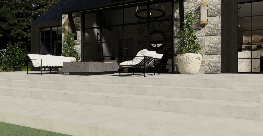 Modern Luxury Rambler 3d design renderings