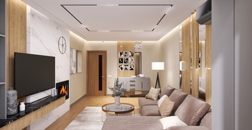 3-bedroom apartment 3d design renderings