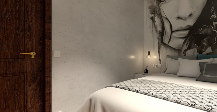 Спальна кімната 3d design renderings