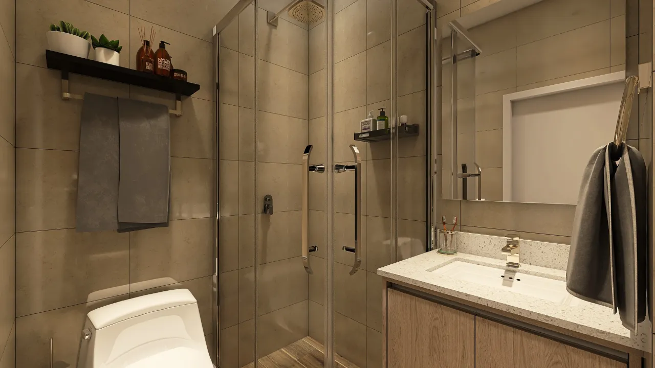 Bathroom 3d design renderings