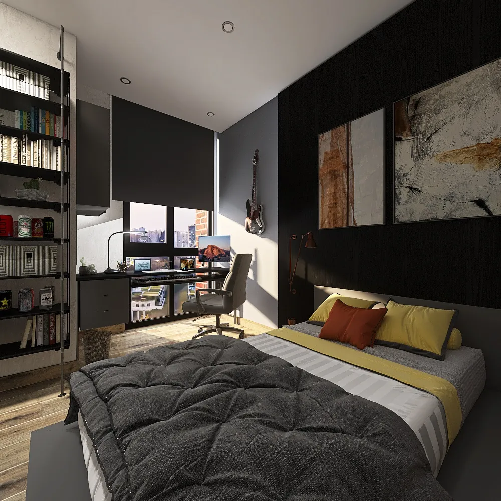 Bedroom 3d design renderings