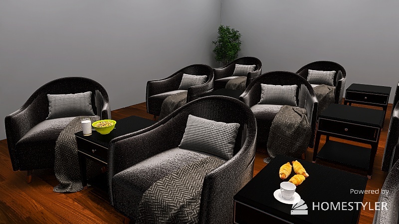 At Home Theater 3d design renderings