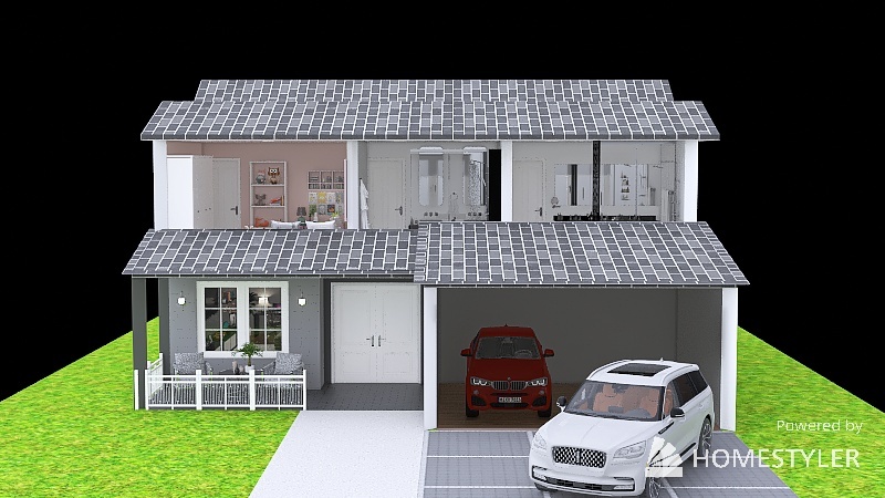 Casa familiar/Family house 3d design renderings