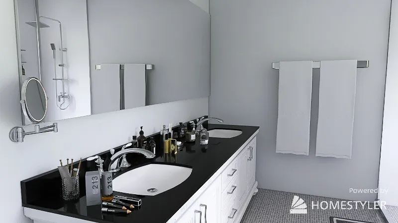 MasterBathroom 3d design renderings