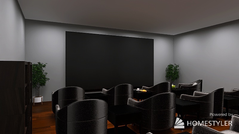 indoor theater 3d design renderings