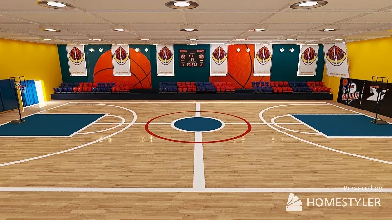 спортивный зал_copy 3d design renderings