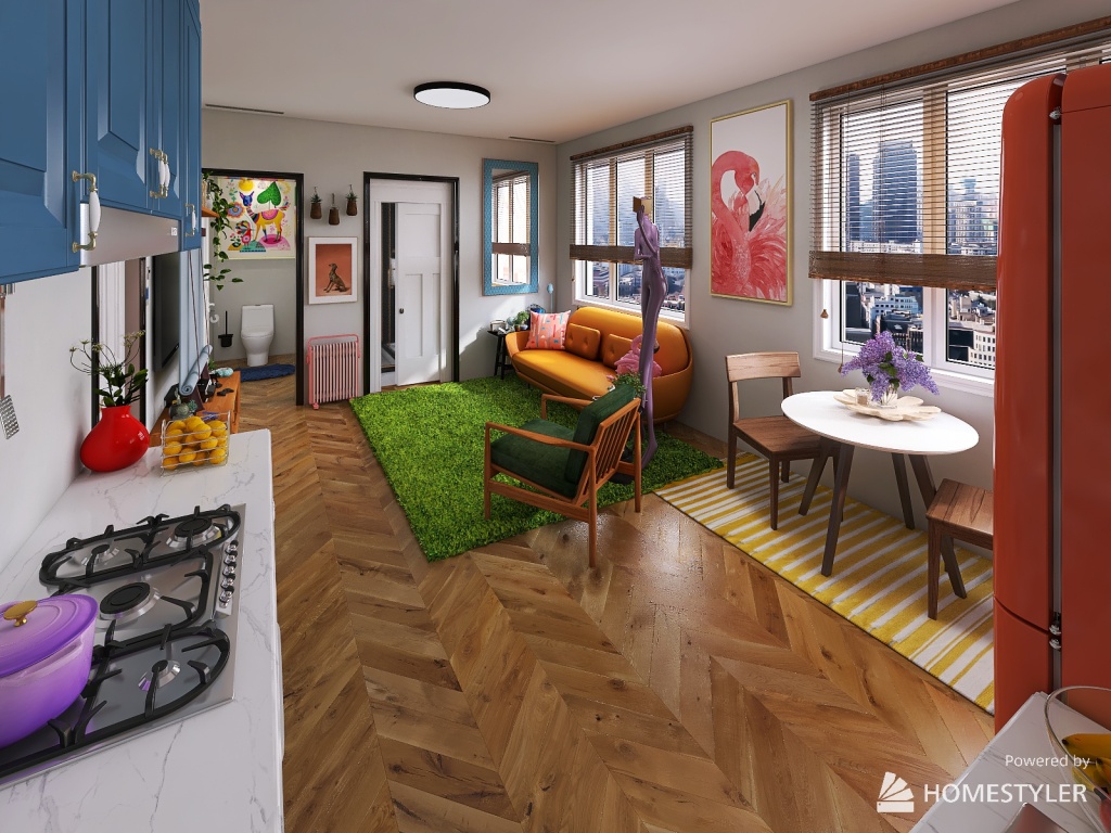 Apartment Block 3d design renderings
