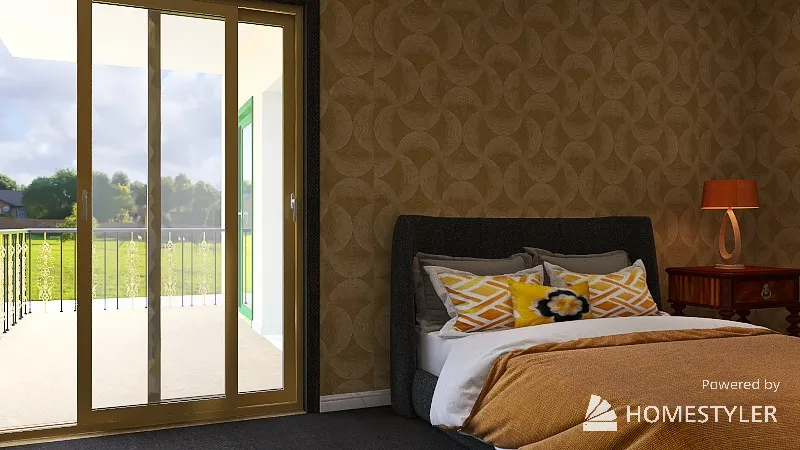 Arden's Bedroom 3d design renderings