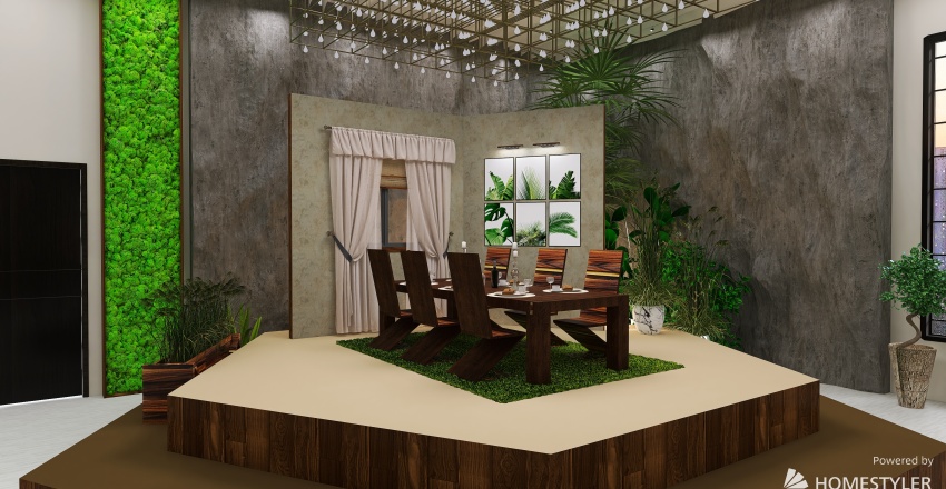 Exhibition hall 3d design renderings