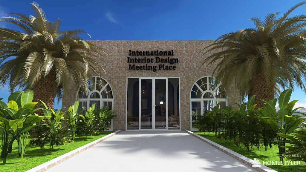 #MilanDesignWeek International Interior Design Meeting Place 3d design renderings