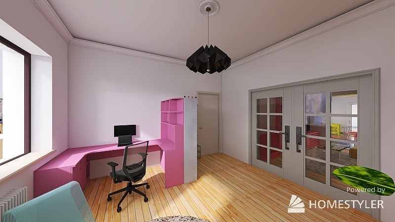 Office, Library 3d design renderings