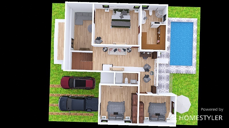 Casa Alberca 2 3d design renderings