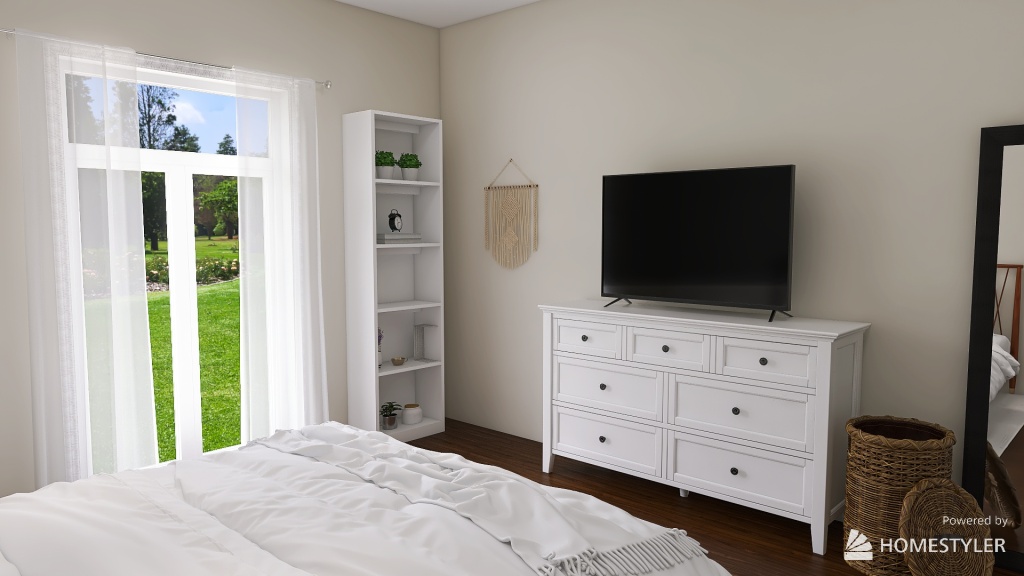 Basement Bedroom 3d design renderings